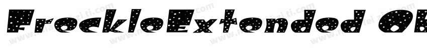 FreckleExtended Oblique字体转换